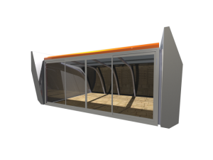 lofthitech gate 1 front vue rigole